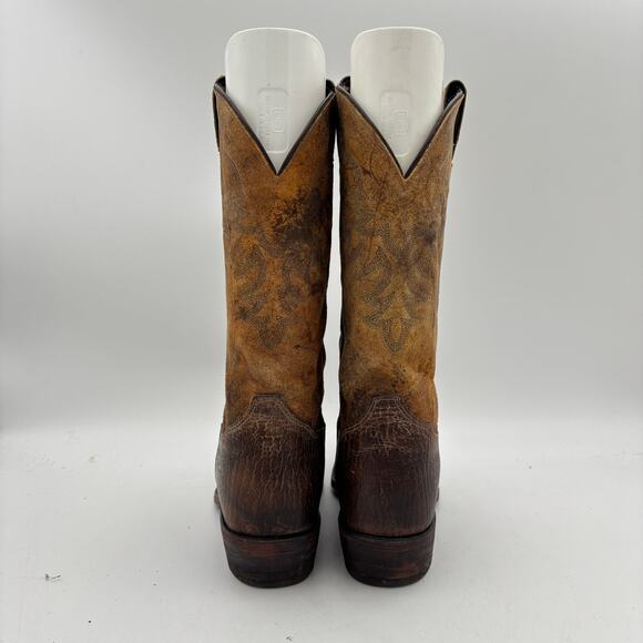 Tony Lama Jaws 7977 Cognac Rolo Leather Boots Men's 10D Western Workwear - Picture 4 of 14